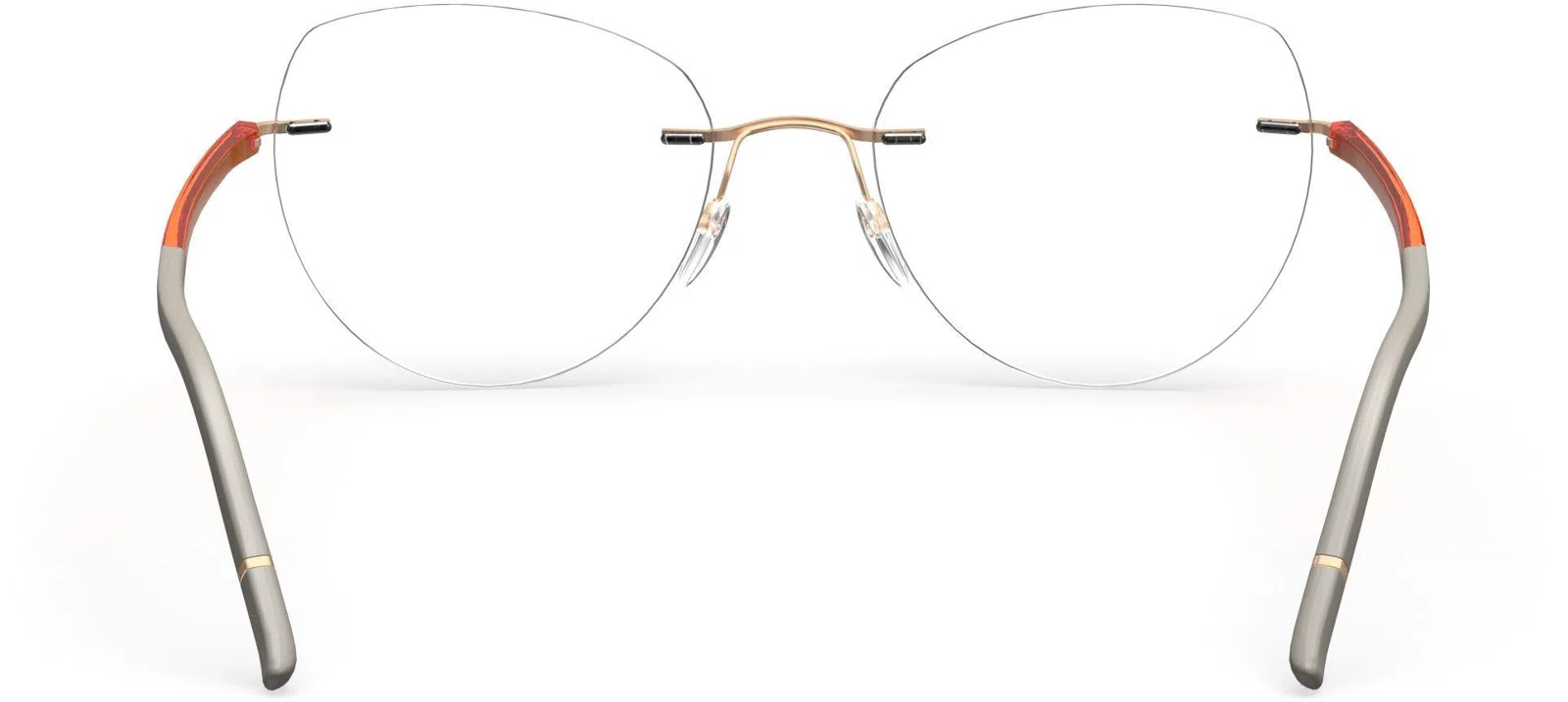 Silhouette The Wave Color Groove Demo Rimless 5567 Eyeglasses - view 50
